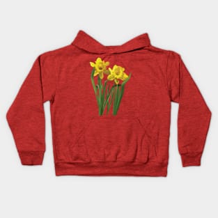 Daffodils - Daffodils At Attention Kids Hoodie